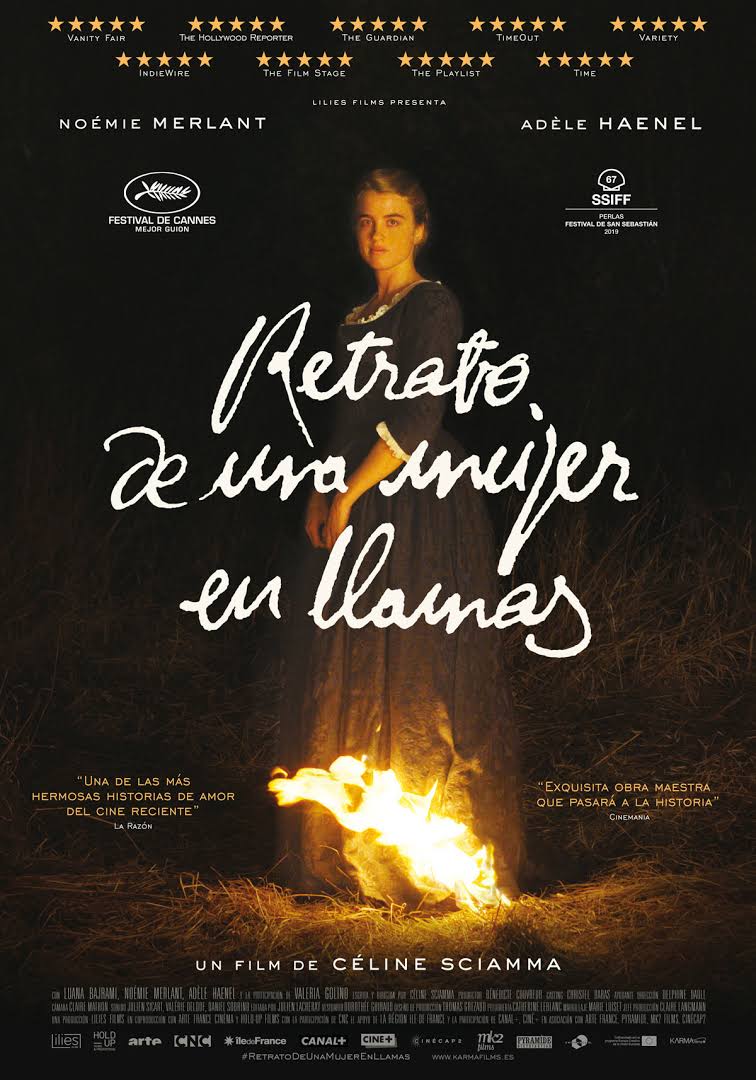 Proyección de la película «Retrato de una mujer en llamas»