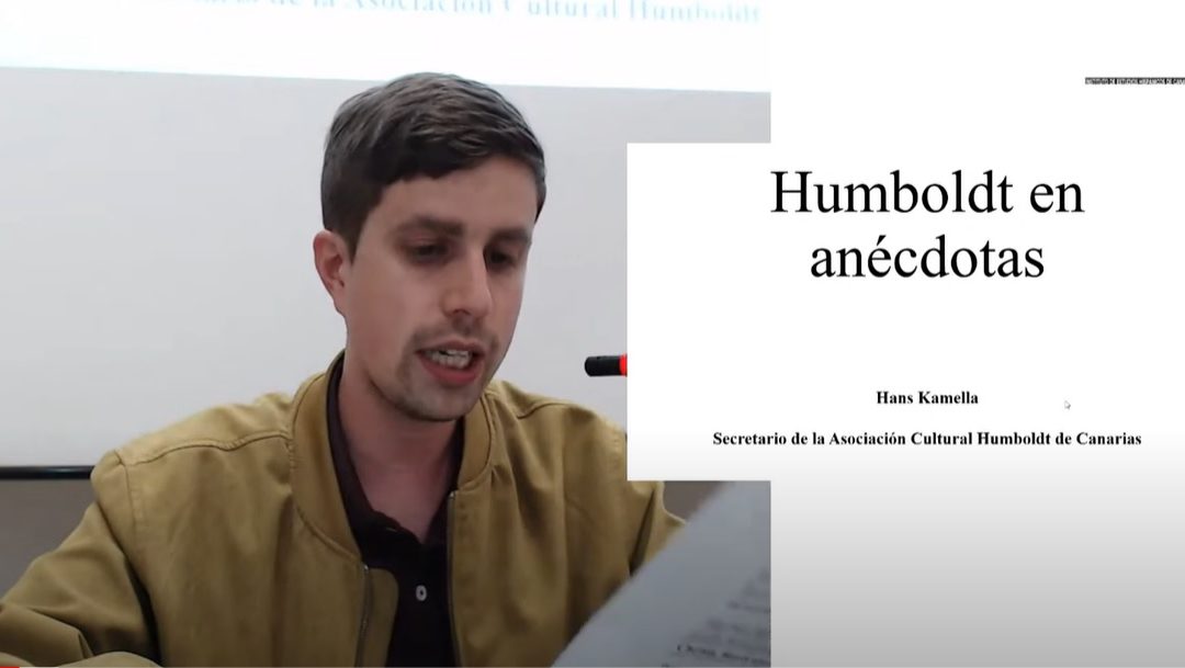 Conferencia «Humboldt en anécdotas», a cargo de Hans Kamella, secretario de la Asociación Cultural Humboldt de Tenerife (ACH) (24/06/2022)