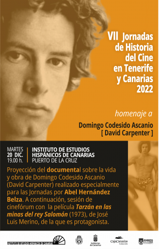 VII Jornadas de Historia del Cine en Tenerife y Canarias @ Instituto de Estudios Hispánicos de Canarias