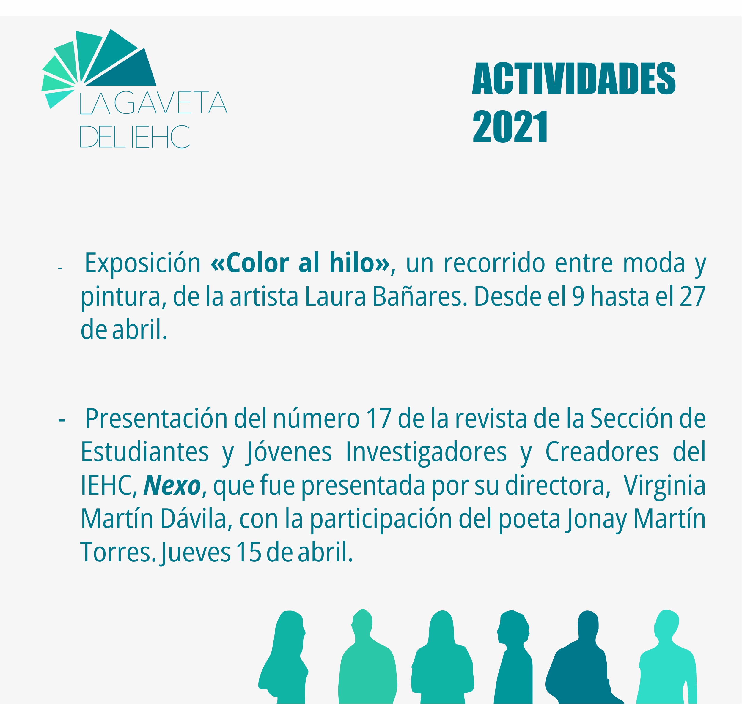 Actividades «La Gaveta del IEHC» – año 2021
